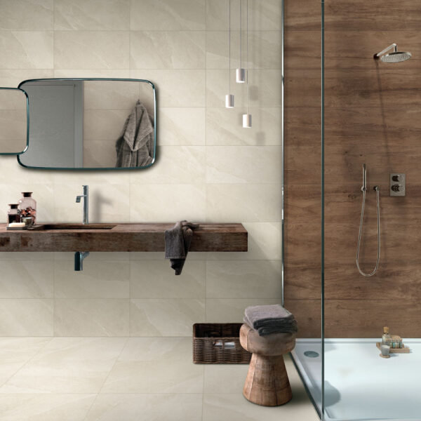 Ethos Beige Porcelain 60x60cm Abbey Tile Supplies