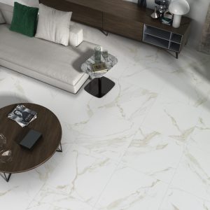 Calacatta gold gloss floor